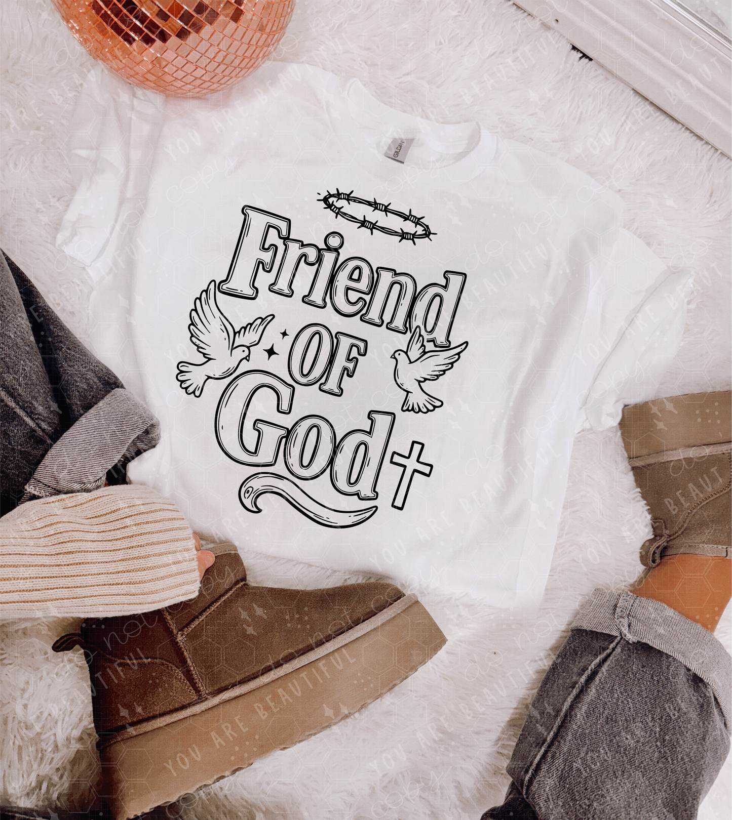 Friend Of God DTF Transfer