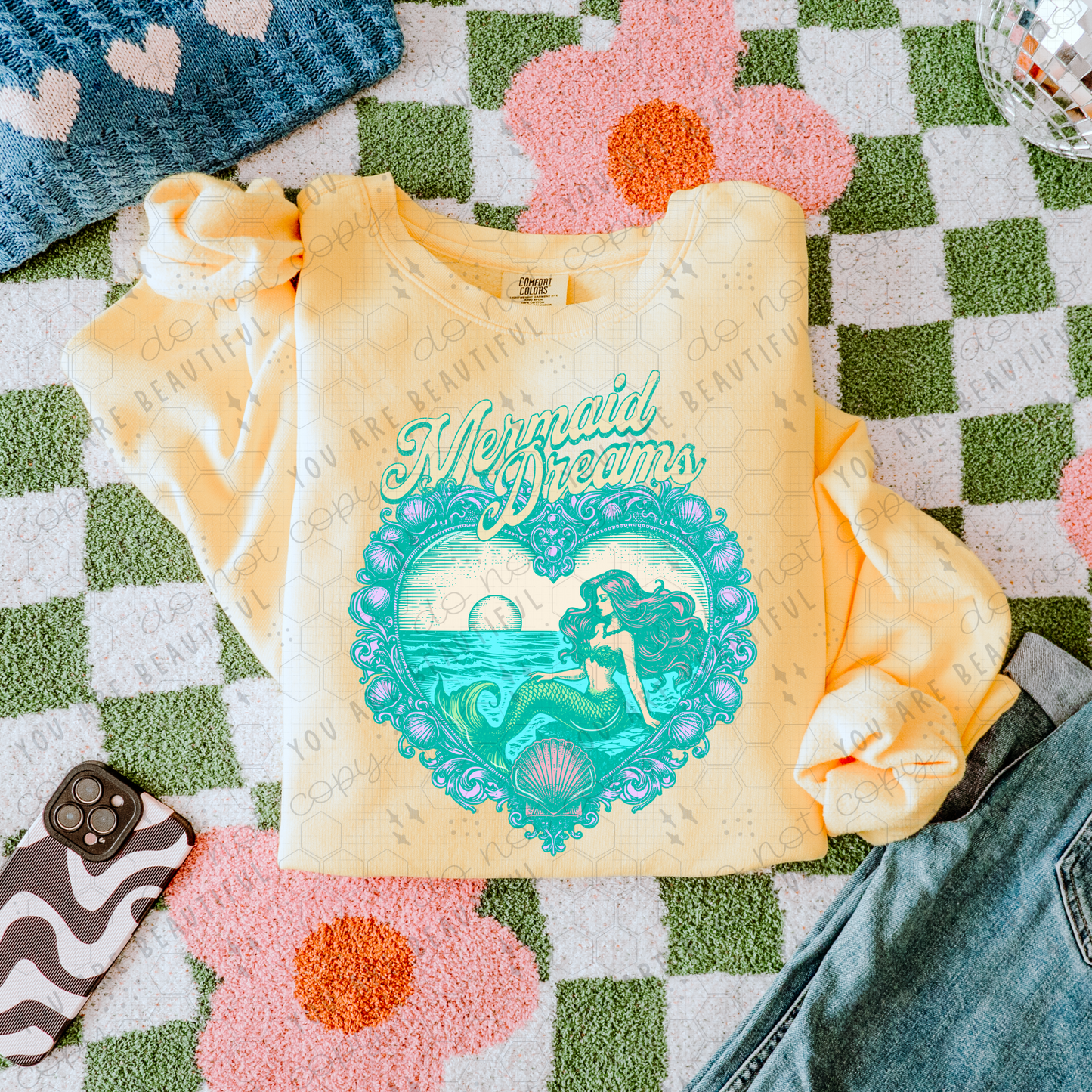 Mermaid Dreams DTF Transfer