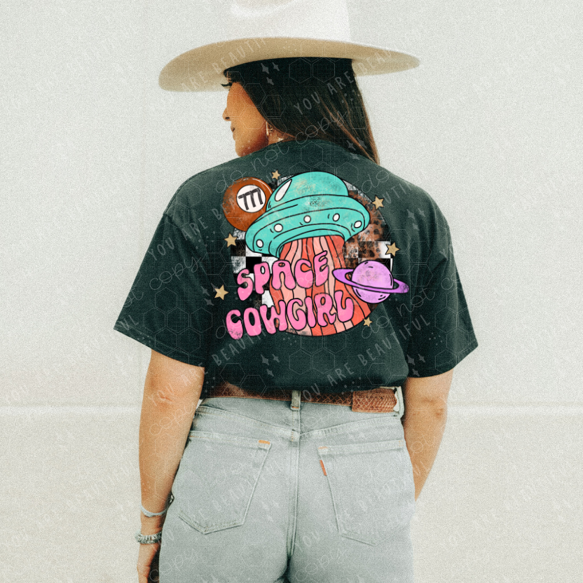 Space Cowgirl DTF Transfer