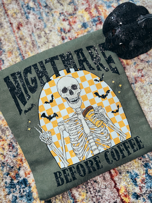 Nightmare Before Coffee Graphic Tee