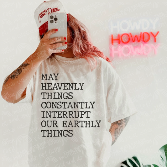 May Heavenly Things Graphic Tee