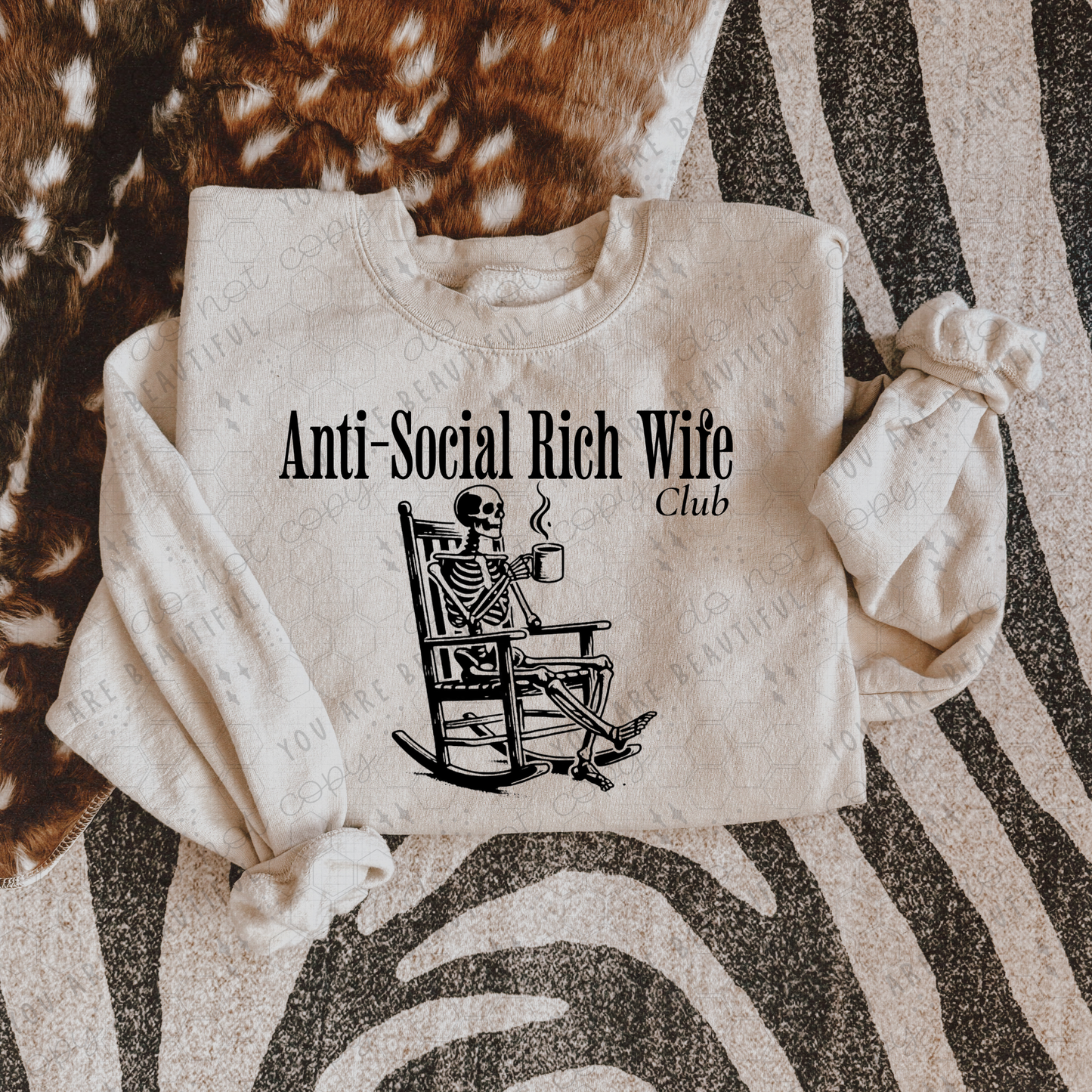 Anti-Social Rich Wife Club Graphic Tee