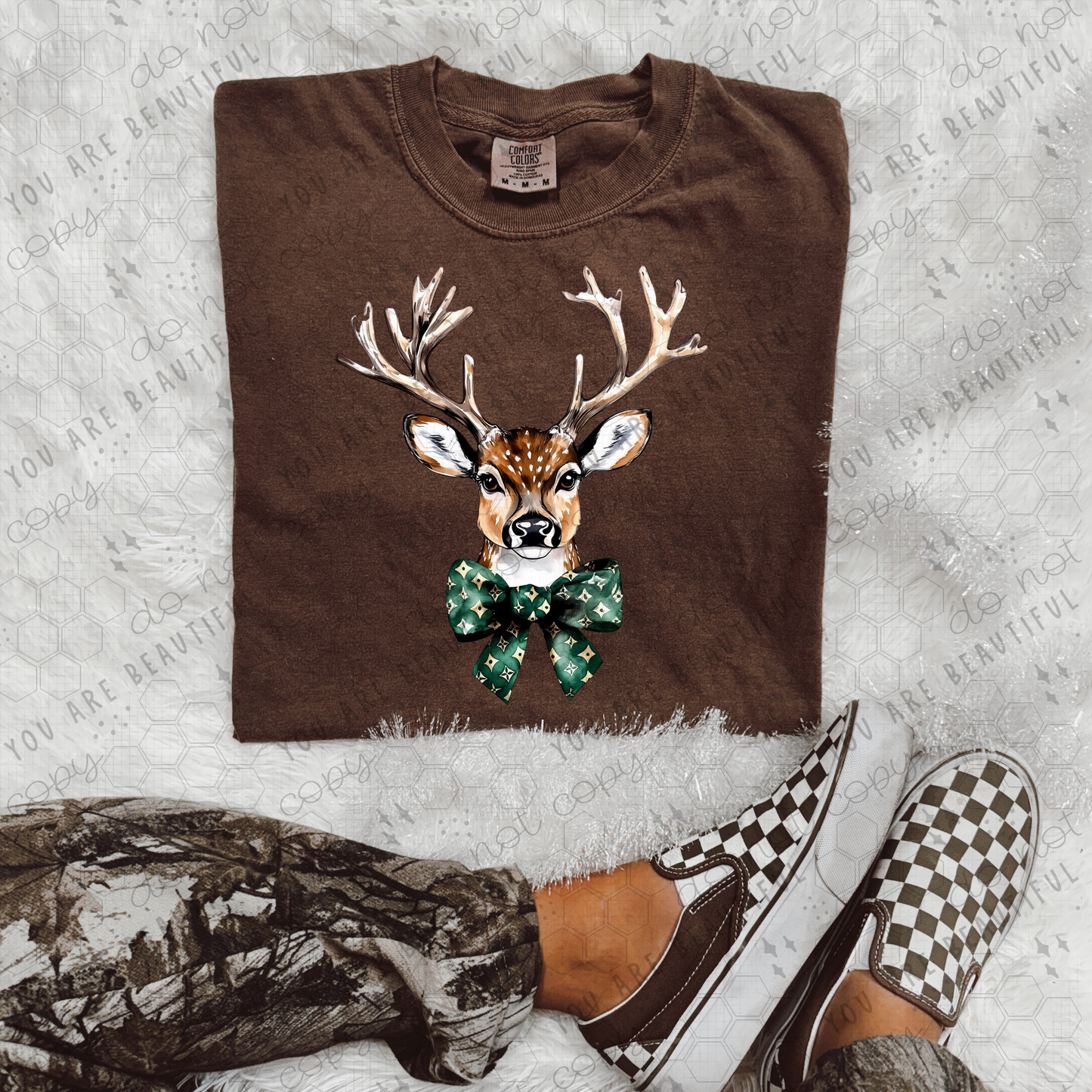 Christmas Deer Graphic Tee