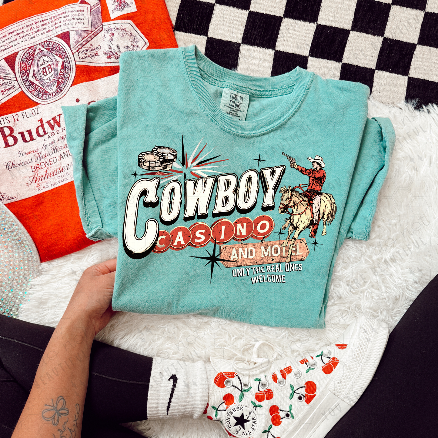 Cowboy Casino DTF Transfer