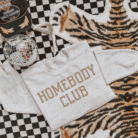 Homebody Club DTF Transfer