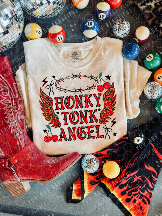 Honky Tonk Angel DTF Transfer