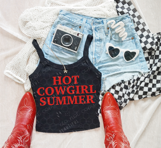 Hot Cowgirl Summer DTF Transfer
