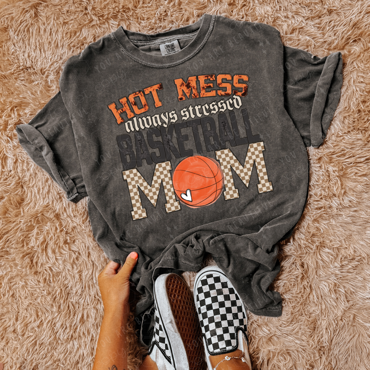 Hot Mess Always Stressed Graphic Tee