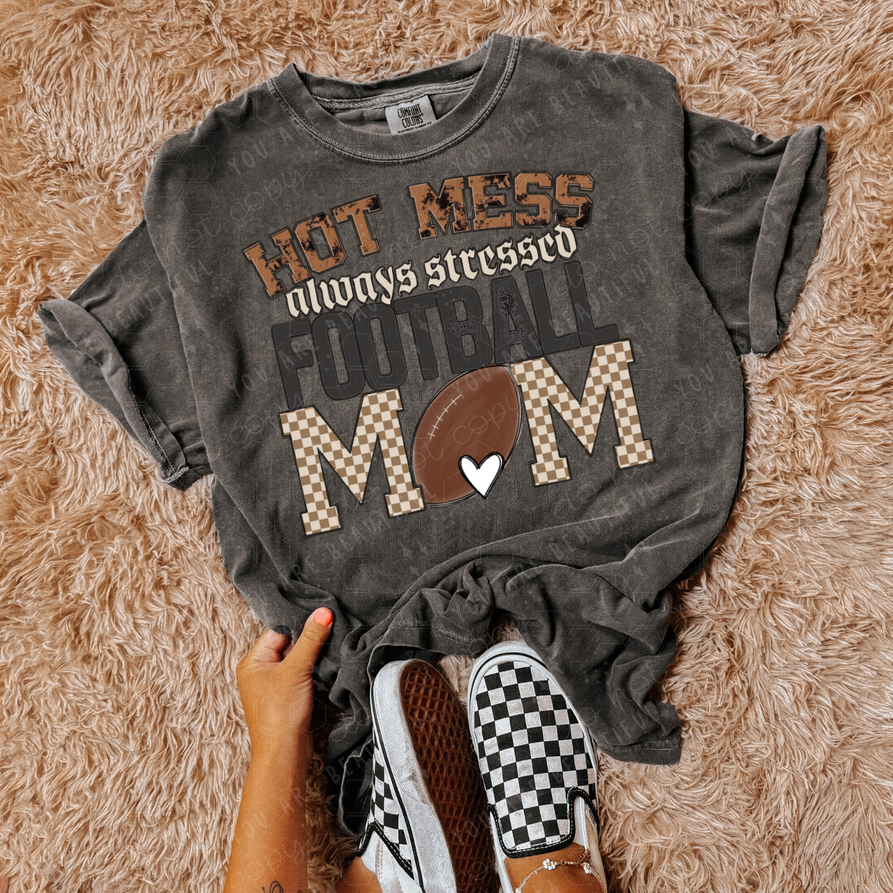 Hot Mess Always Stressed Graphic Tee