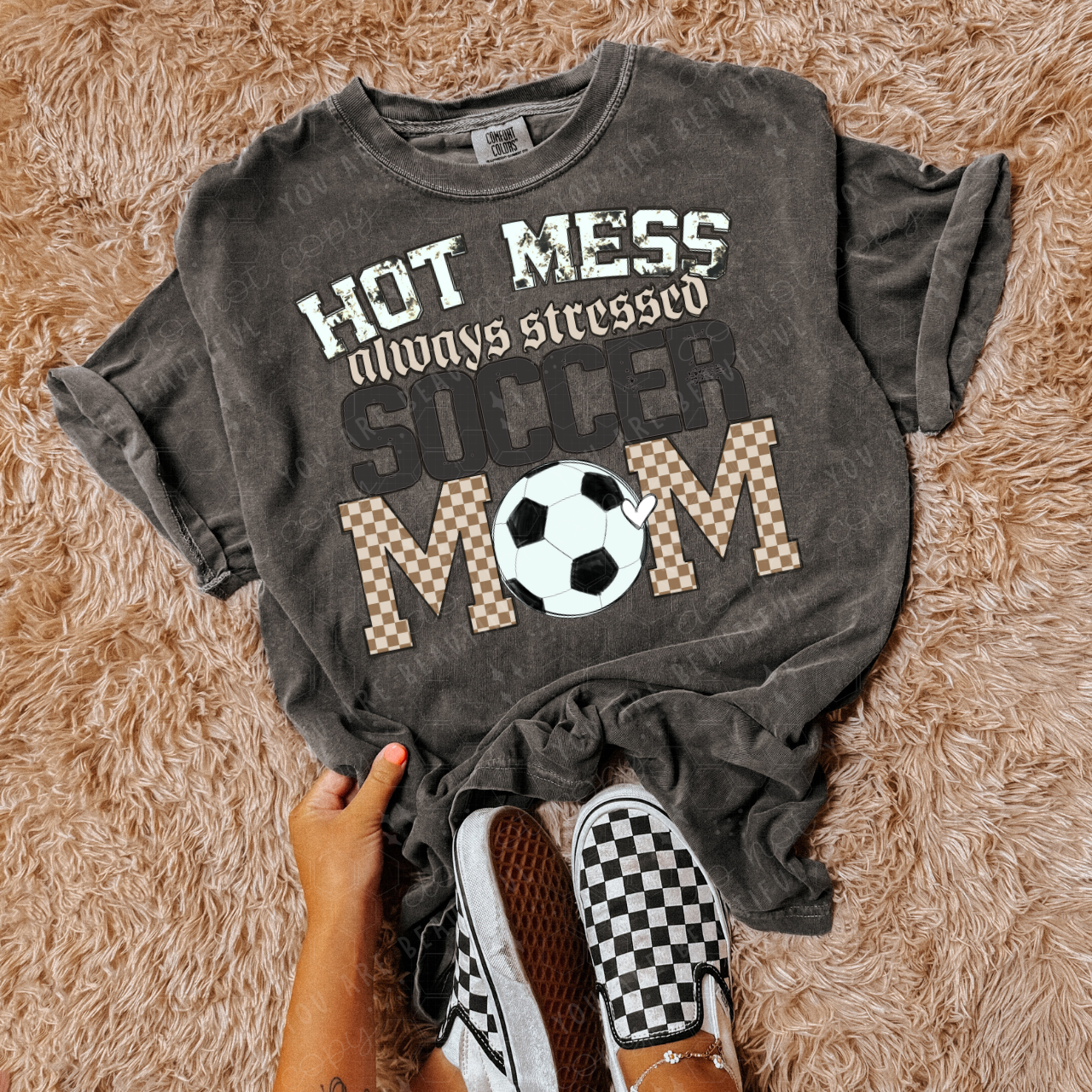 Hot Mess Always Stressed Graphic Tee