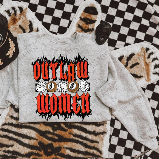 Outlaw Women DTF Transfer