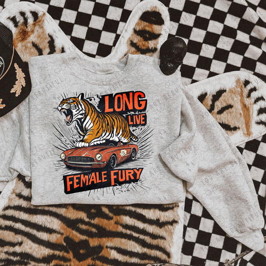 Long Live Female Fury DTF Transfer