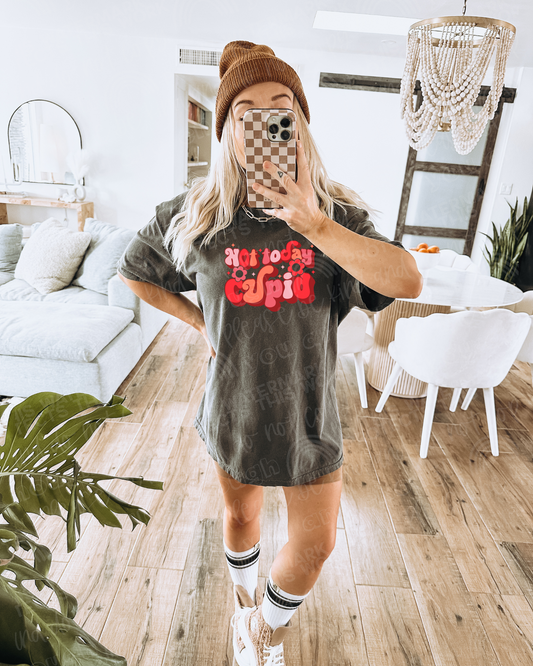 Not Today Cupid Graphic Tee