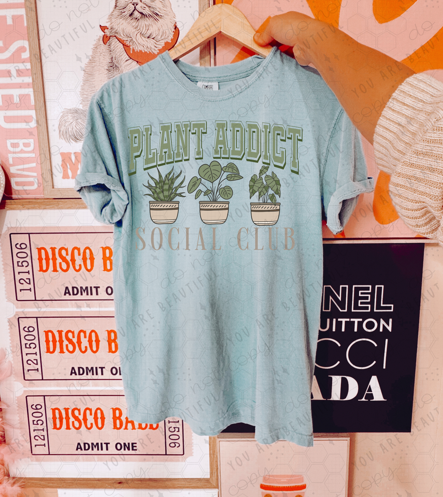 Plant Addict Social Club DTF Transfer