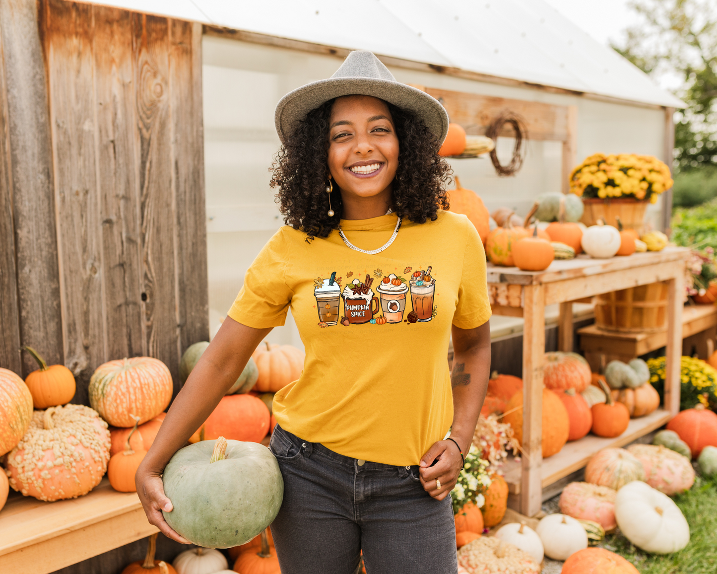 Pumpkin Coffee Graphic Tee