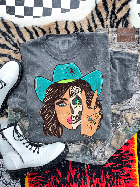 Spider Cowgirl DTF Transfer