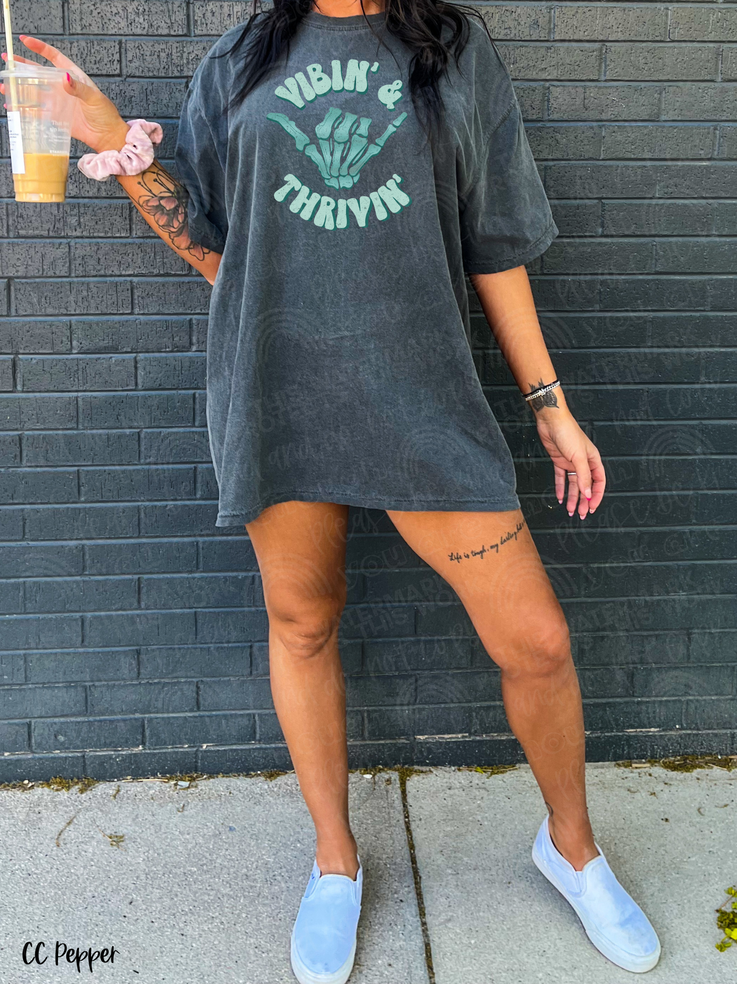 Vibin' & Thrivin' Graphic Tee