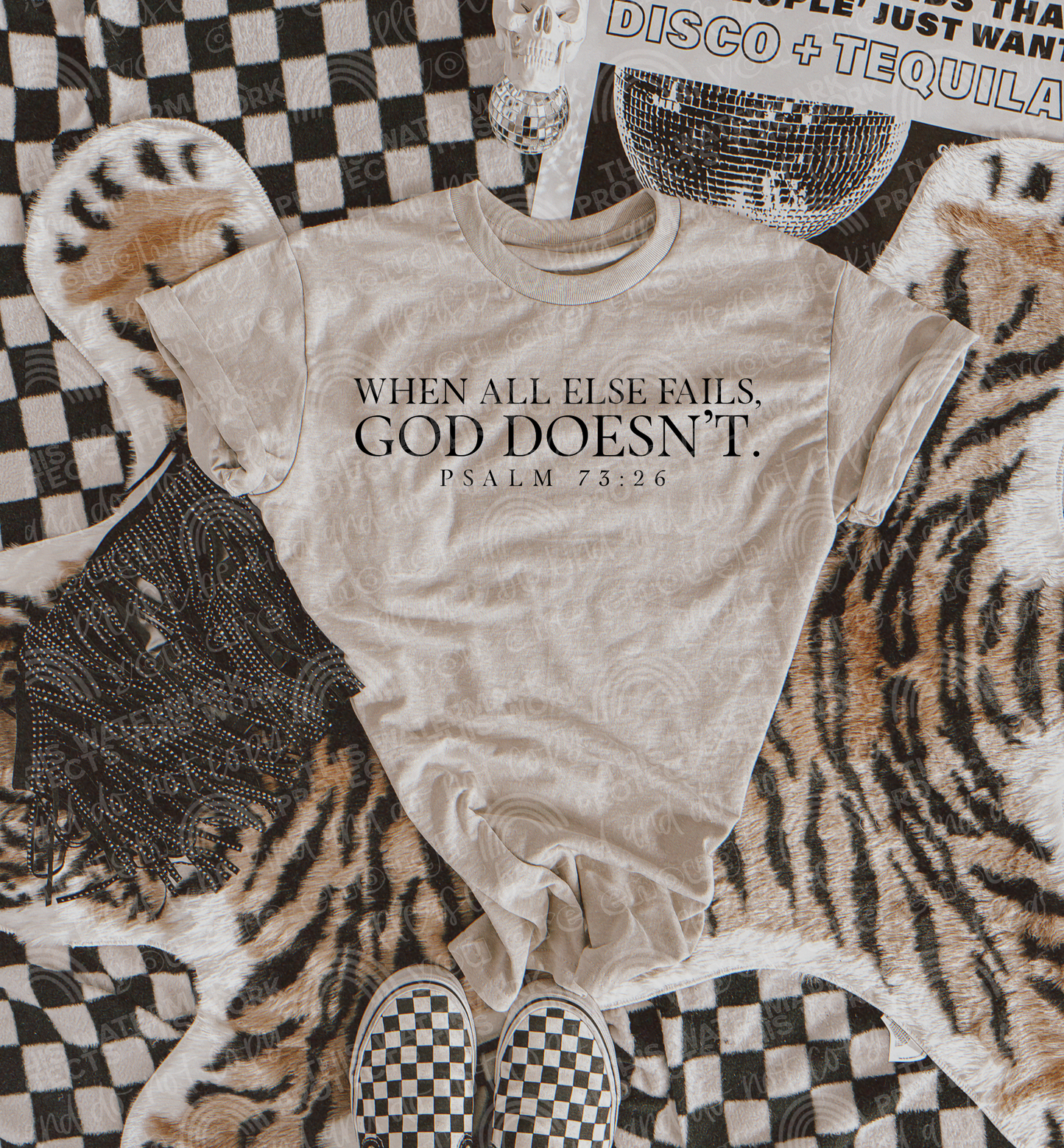 God Doesn't Graphic Tee