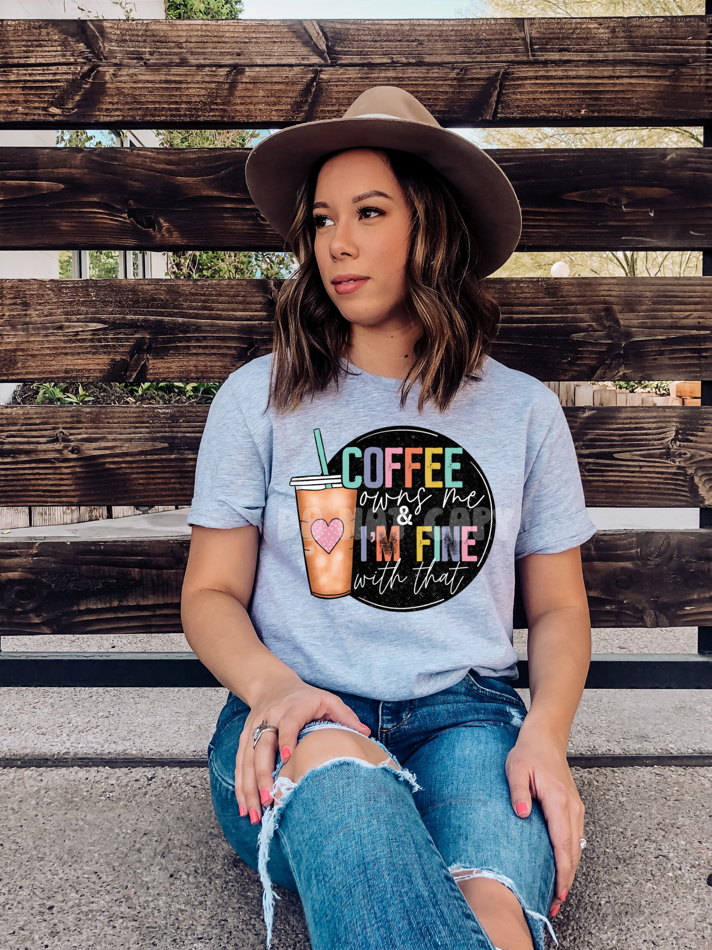 Coffee Owns Me Graphic Tee