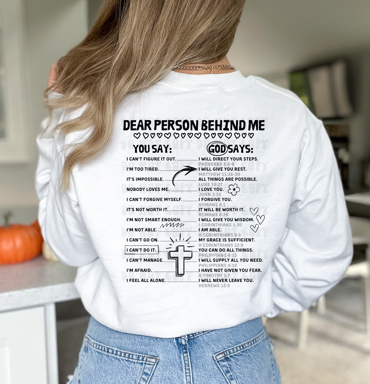 Dear Person Behind Me Graphic Tee