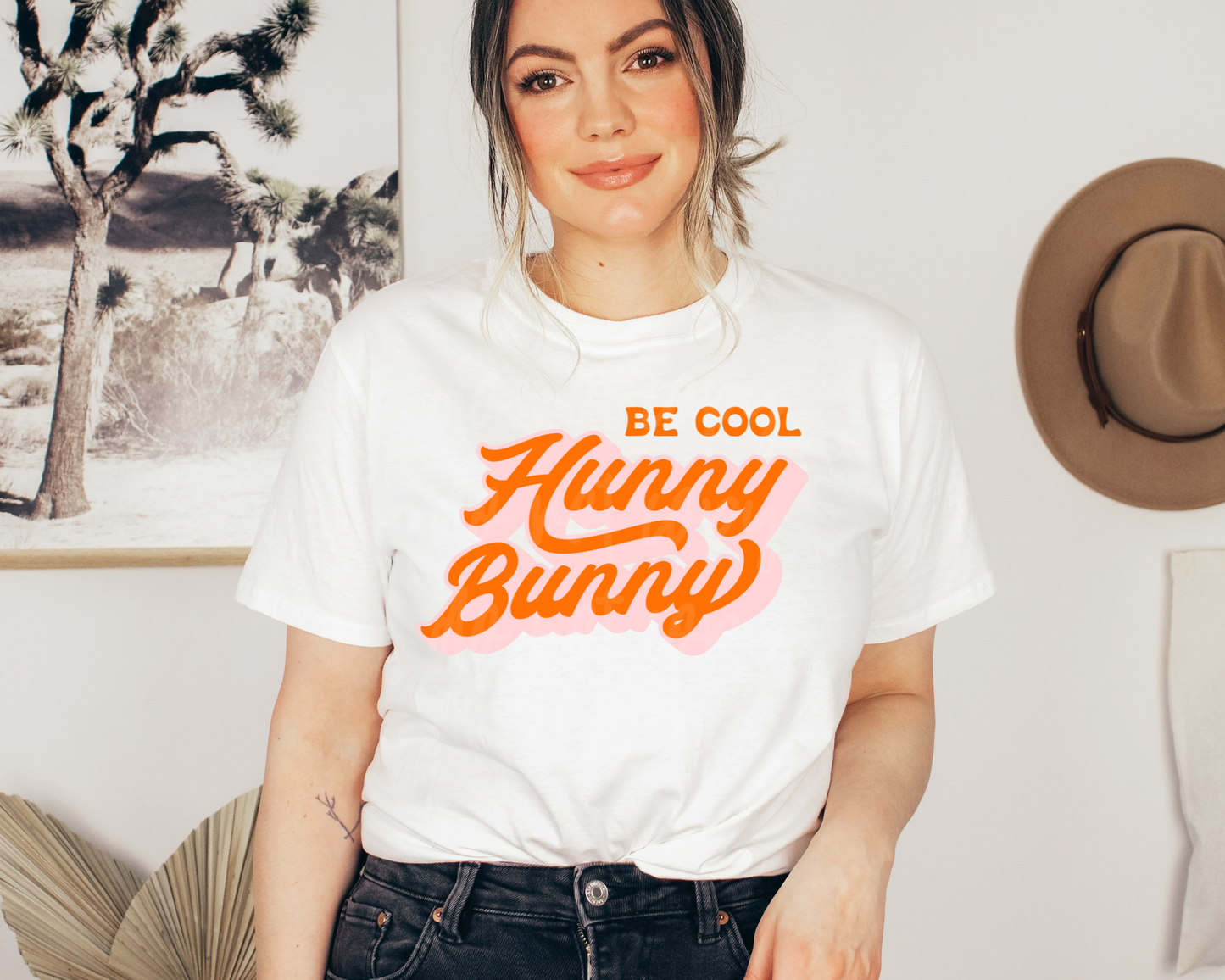 Be Cool Hunny Bunny Graphic Tee